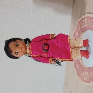 RARE Vintage Doll Indigenous Native Indian American Doll Vintage Toy Girl Toy